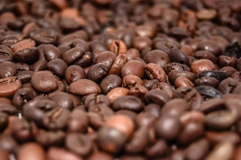 Coffee beans background