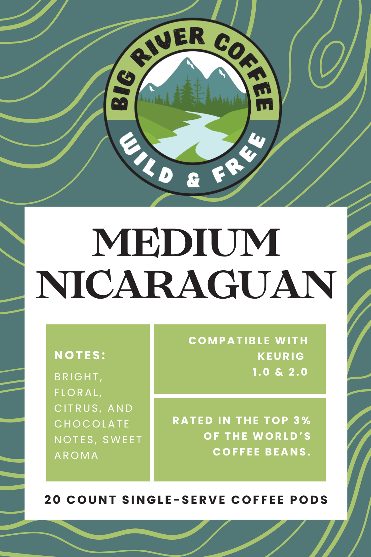 Medium Nicaraguan K-Cup